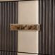 Westminster Row Medium Espresso 6 Drawer Dresser with LED