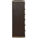 West Kensington Medium Espresso 6 Drawer Highboy Chest