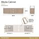 West Kensington Sea Salt Caramel 80" TV Stand