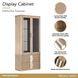 West Kensington Sea Salt Caramel 2 Door Display Cabinet