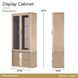 West Kensington Sea Salt Caramel 2 Door Display Cabinet
