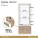 West Kensington Sea Salt Caramel 2 Door Display Cabinet