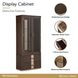 West Kensington Medium Espresso 2 Door Display Cabinet