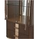 Westminster Row Medium Espresso 2 Door Display Cabinet