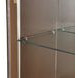 Westminster Row Medium Espresso 2 Door Display Cabinet