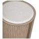 West Kensington Sea Salt Caramel Round Chairside Table