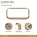 West Kensington Sea Salt Caramel Rectangular Console Table