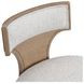 Westminster Row Buff and Sea Salt Caramel Upholstered Vanity Chair