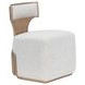 Westminster Row Buff and Sea Salt Caramel Upholstered Vanity Chair