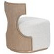 Westminster Row Buff and Sea Salt Caramel Upholstered Vanity Chair