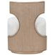Westminster Row Buff and Sea Salt Caramel Upholstered Vanity Chair