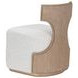 Westminster Row Buff and Sea Salt Caramel Upholstered Vanity Chair