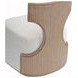 Westminster Row Buff and Sea Salt Caramel Upholstered Vanity Chair
