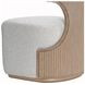 Westminster Row Buff and Sea Salt Caramel Upholstered Vanity Chair