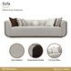 West Kensington Buff and Medium Espresso Sofa