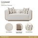 West Kensington Buff and Sea Salt Caramel 69" Loveseat