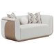 West Kensington Buff and Sea Salt Caramel 69" Loveseat