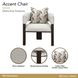 West Kensington Buff and Medium Espresso Upholstered Accent Chair