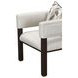 West Kensington Buff and Medium Espresso Upholstered Accent Chair