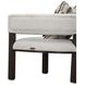 West Kensington Buff and Medium Espresso Upholstered Accent Chair