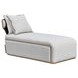 Westminster Row Buff and Sea Salt Caramel 73" Chaise