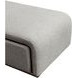 Westminster Row Buff and Medium Espresso 73" Chaise