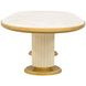 Scotts Square Light Champagne 135" Extendable Oval Dining Table