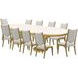 Regent Square Light Champagne Extendable Oval Dining Room Set