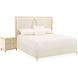 Regent Square Cornsilk Upholstered Panel Bedroom Set