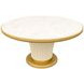 Scotts Square Light Champagne Round Dining Room Set