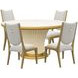 Regent Square Light Champagne Round Dining Room Set