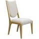 Scotts Square Cornsilk Upholstered Dining Side Chair Set of 2