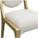 Scotts Square Cornsilk Upholstered Dining Side Chair Set of 2