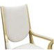 Scotts Square Cornsilk Upholstered Dining Arm Chair