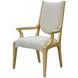 Scotts Square Cornsilk Upholstered Dining Arm Chair