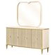 Scotts Square Light Champagne 4 Door Sideboard with Wall Mirror