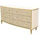 Scotts Square Cornsilk Upholstered Panel Bedroom Set