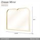 Scotts Square Light Champagne Rectangular Wall Mirror