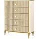 Scotts Square Light Champagne 5 Drawer Chest