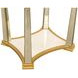 Scotts Square Light Champagne Oval End Table