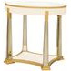 Scotts Square Light Champagne Oval End Table