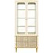 Scotts Square Light Champagne 2 Door Display Cabinet