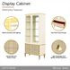 Scotts Square Light Champagne 2 Door Display Cabinet