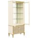 Scotts Square Light Champagne 2 Door Display Cabinet