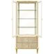 Scotts Square Light Champagne 2 Door Display Cabinet