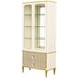 Scotts Square Light Champagne 2 Door Display Cabinet