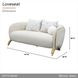Scotts Square Cornsilk 74" Loveseat