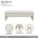 Scotts Square Cornsilk Upholstered 56" Accent Bench
