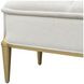 Scotts Square Cornsilk Upholstered 56" Accent Bench