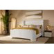 Ellisford Copenhagen White King Upholstered Panel Bed